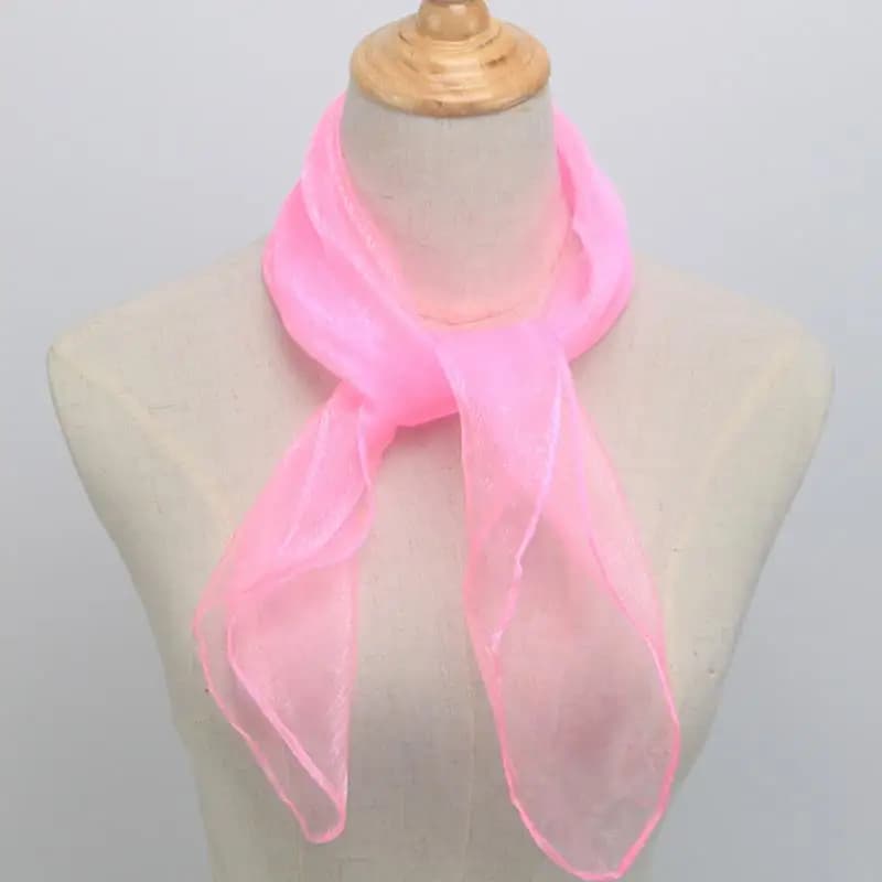 Foulard d'été transparent en mousseline de soie pour femme, châles, bandanas