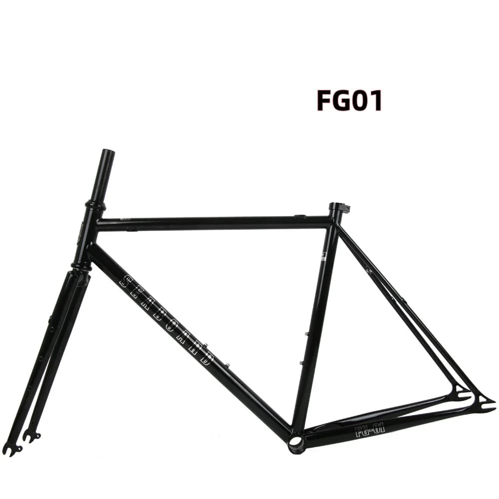 SENICA-Cadre de vélo de piste en acier molybdène, cadre de vélo à vitesse unique, cadres de vélo Fix