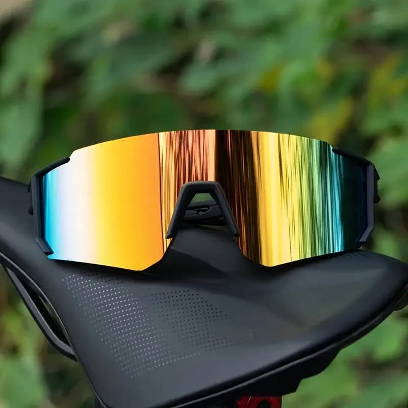 Lunettes de mode à monture large pour hommes - Matériau PC coloré, léger et durable, adaptées à la v