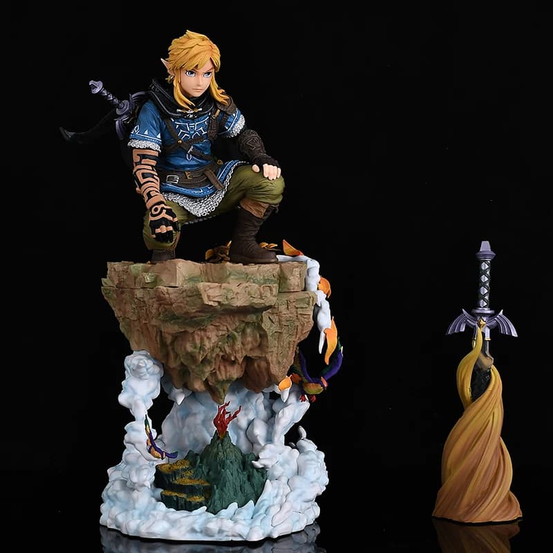 38CM la légende de Zelda Figure lien figurines Statue Anime périphérie modèle poupées bureau décorat