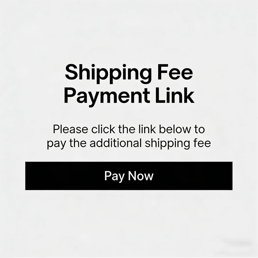 Frais de livraison supplémentaires uniquement - Aucun lien produit pour la vente d'articles suppléme