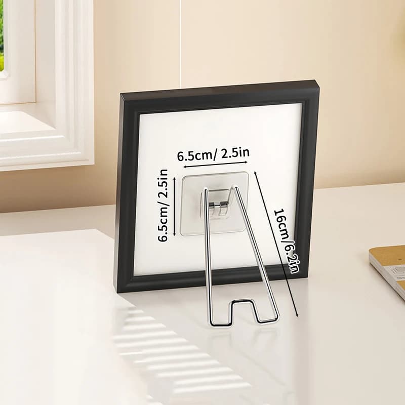 Support de cadre Photo de bureau, sans perceuse, sans clou, installation facile, Support robuste pou
