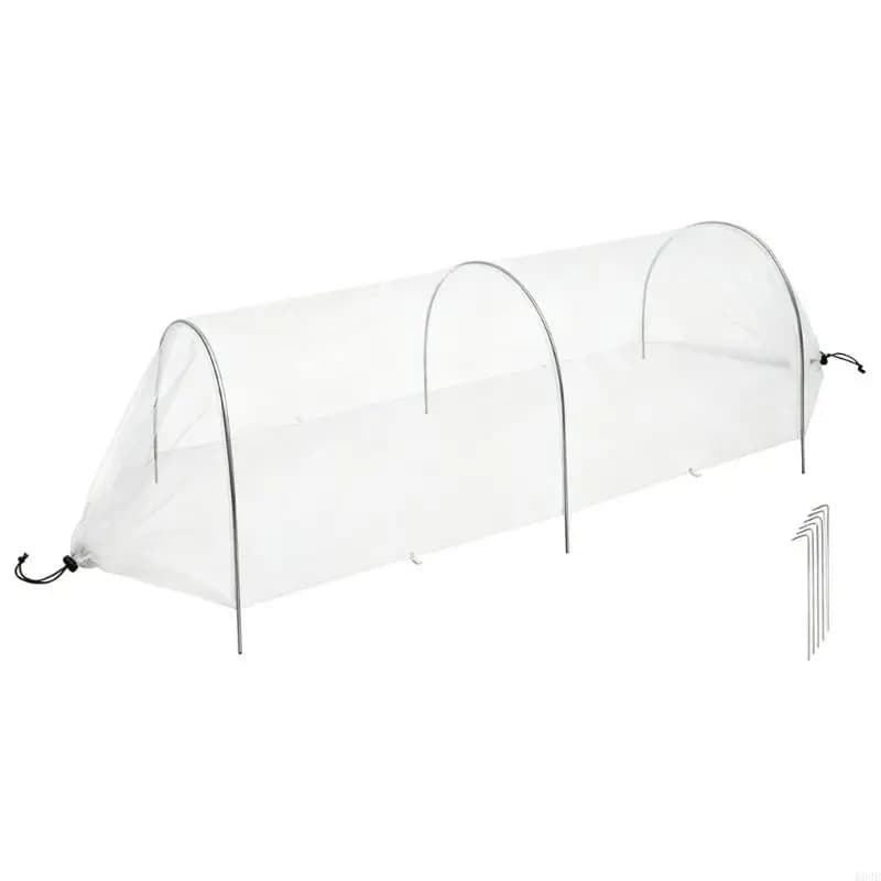 Couverture végétale en Polyester respirant avec cadre extensible pour potagers fleurs B03E