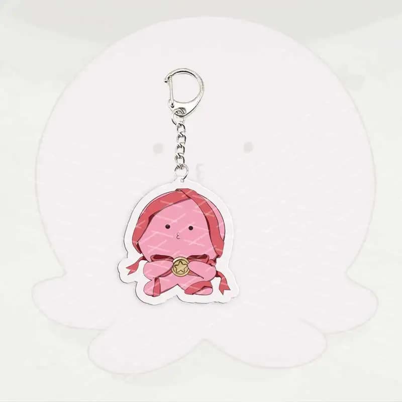 Acrylique Anime Takopi Original Sin porte-clés Kawaii rose poulpe Takopi pendentif porte-clés sac ac