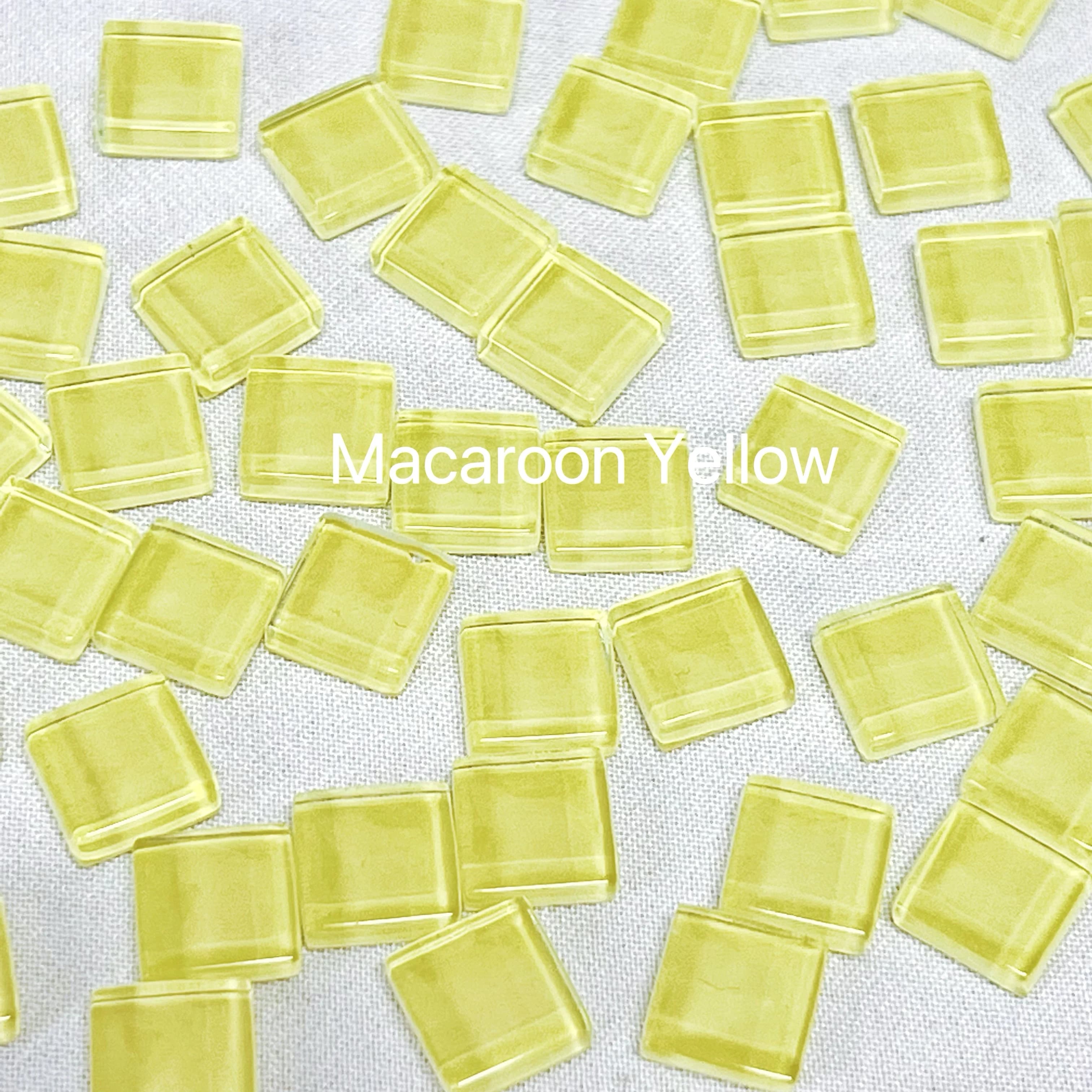 Pièces de mosaïque de couleurs mélangées, 50 pièces, 1cm, Art créatif, cristal, mélange multiple, Op