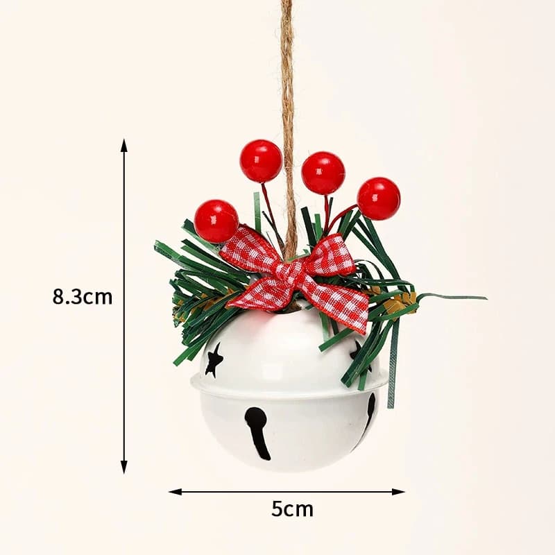 Pendentif cloche de noël, décoration d'arbre de noël, nouvel an 2025, fête de Festival, décoration d