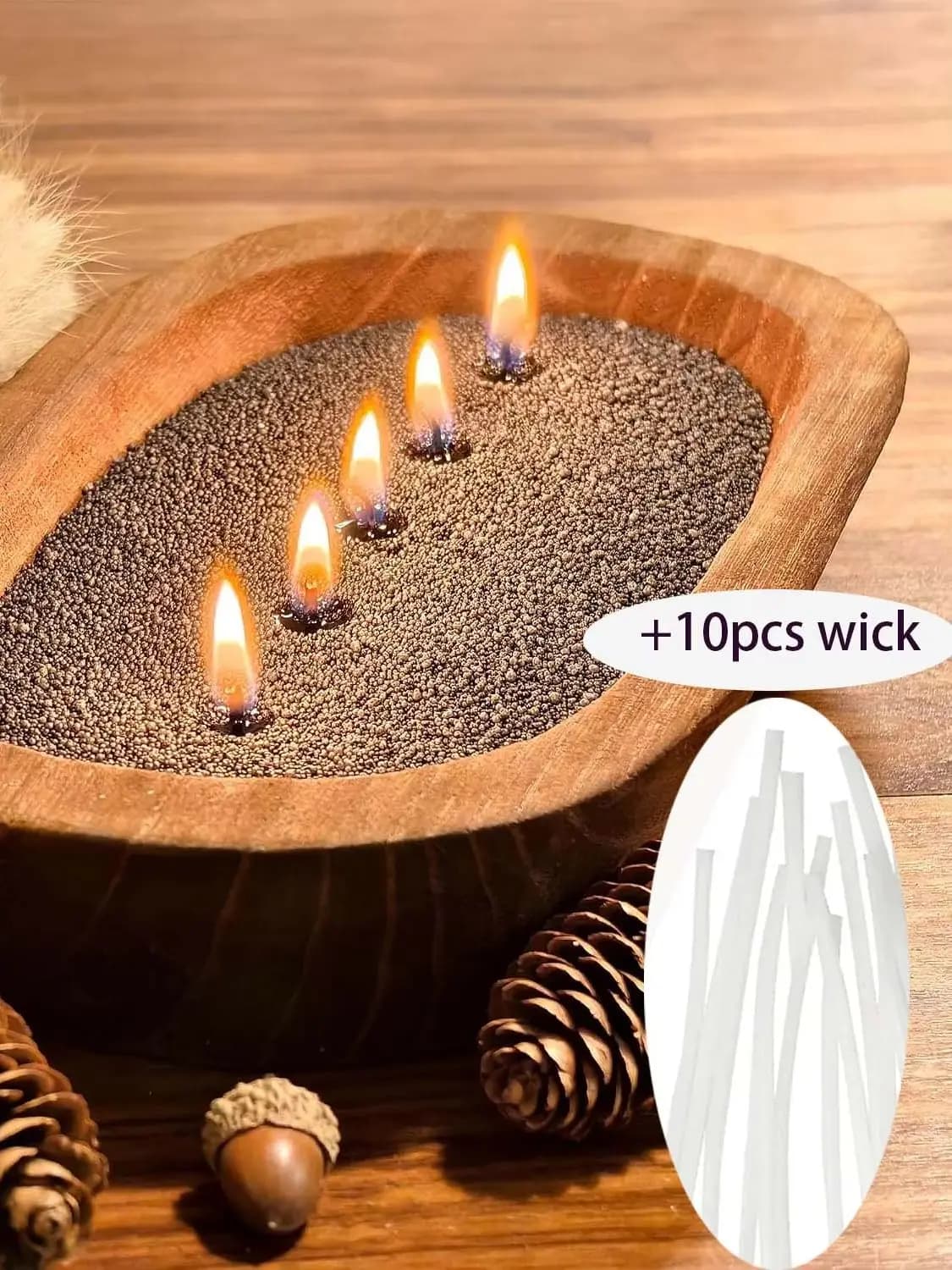 Bougie noire perlée de 100/200g avec mèches, bougie DIY pour la fabrication de bougies, décoration d