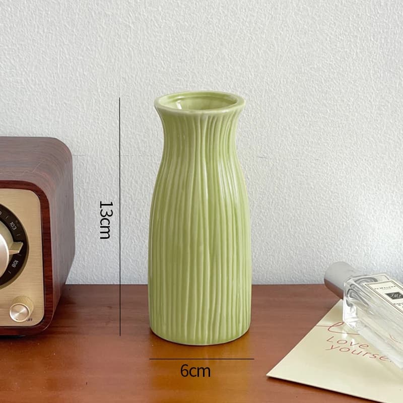Petits vases à fleurs modernes, vase à bourgeons en céramique pour documents de bonbons, fleurs de p