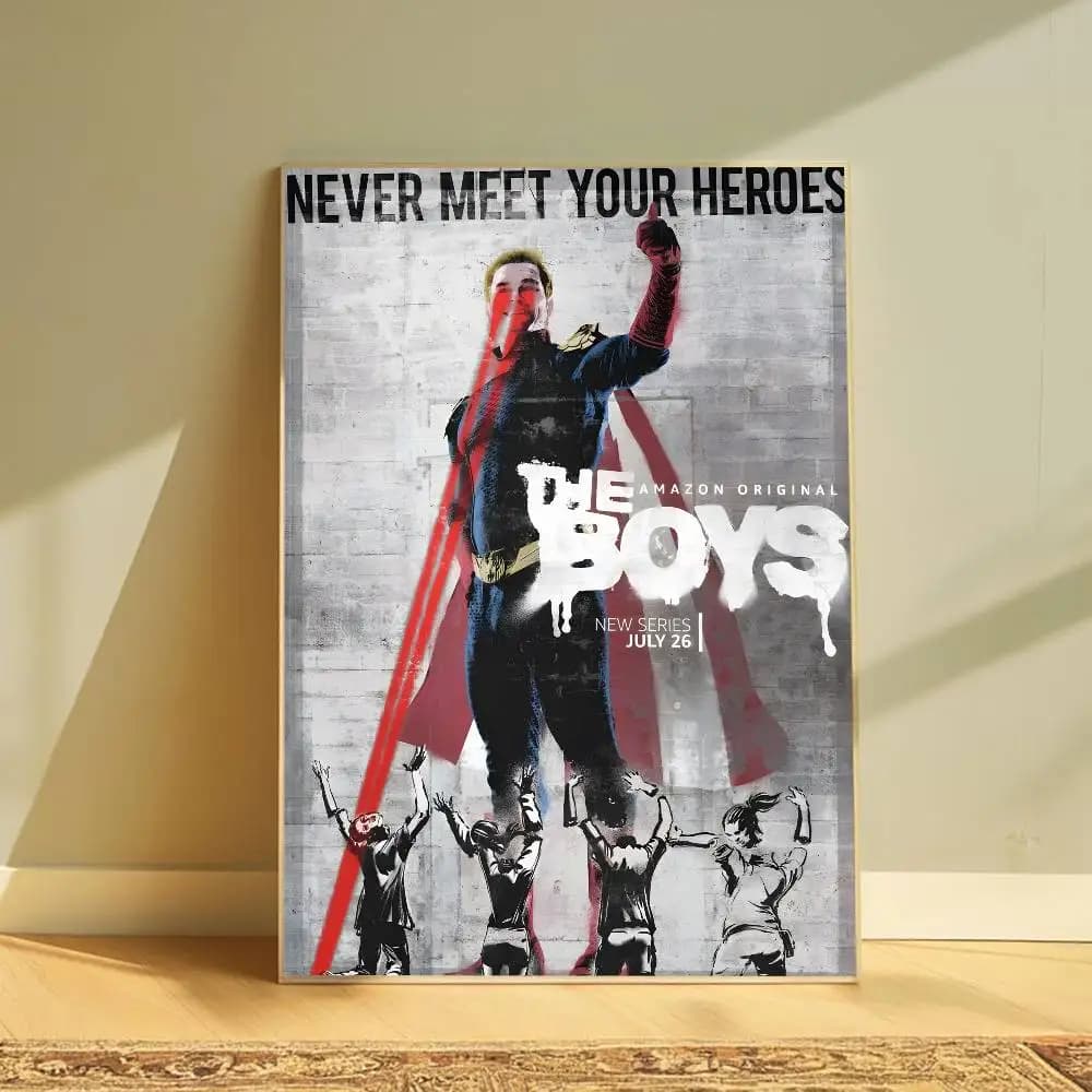 Affiche de série TV t-the Boys HD, décoration murale collante, étanche, pour la maison, le salon, le