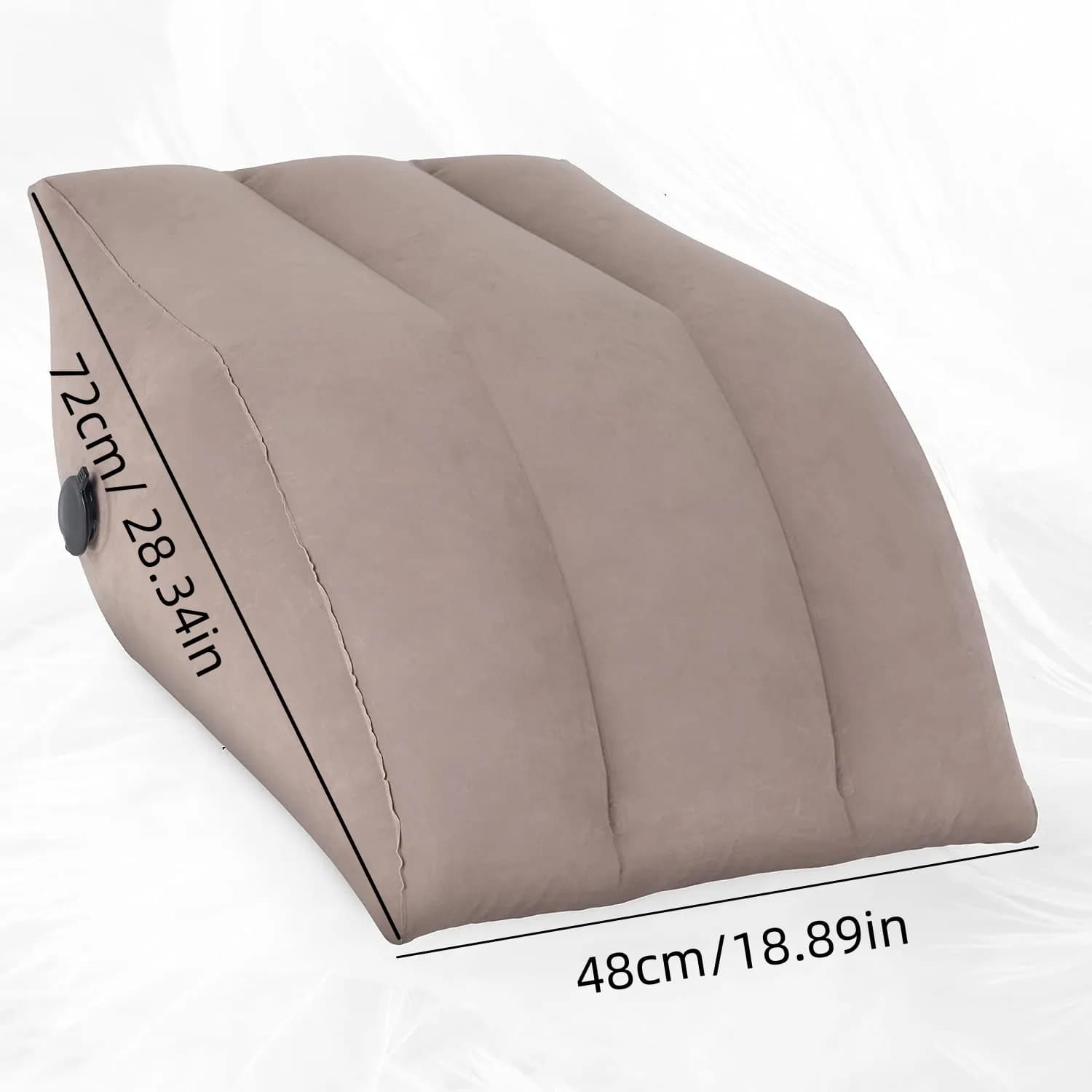Oreiller gonflable pour l'élévation des jambes, coussin compensé portable pour les jambes avec sac d