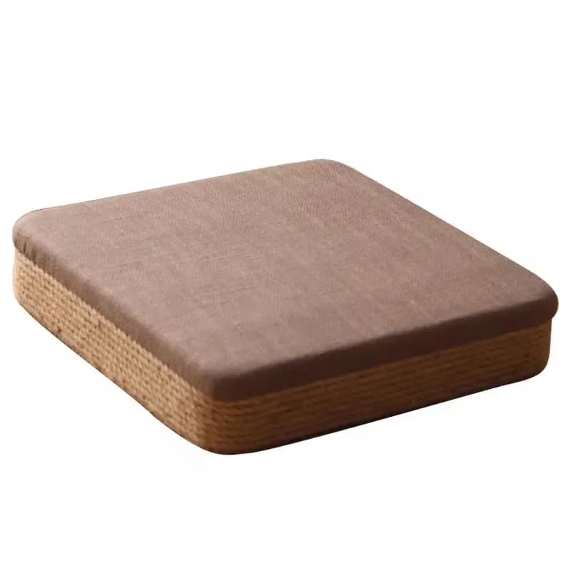 Corde de chanvre faite à la main tatami japonais futon tabouret salon table basse coussin balcon loi