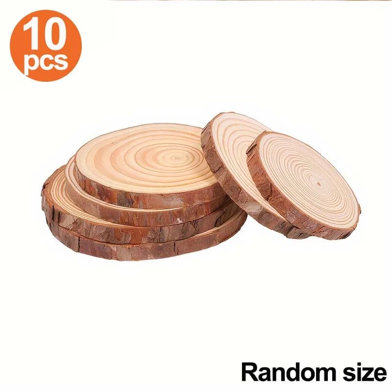 10 sous-verres en bois, adaptés aux comptoirs de bureau, aux bureaux à domicile, aux salons, aux cui