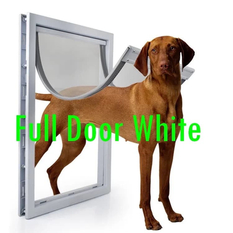 Grande porte pour gros chien pour portes en bois, haute qualité, ABS, flamme, PVC, entrée, rabat ext