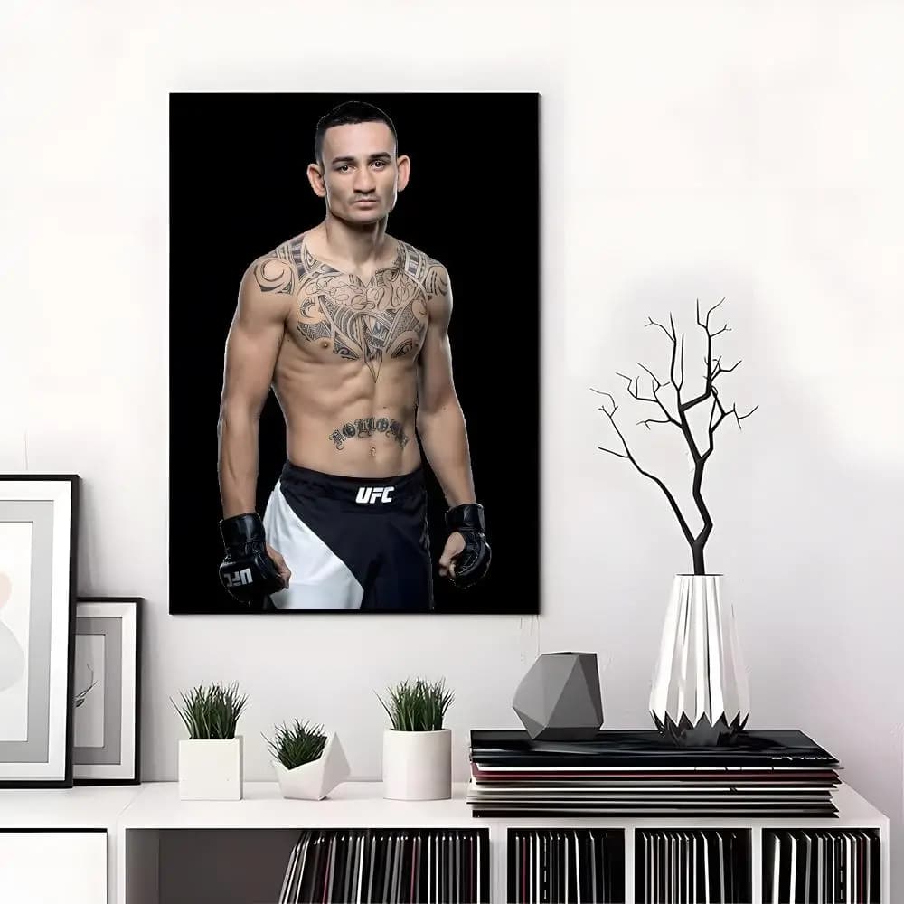 Max Holloway Blessed Poster Autocollants haute définition, adaptés à la chambre à coucher, au salon,