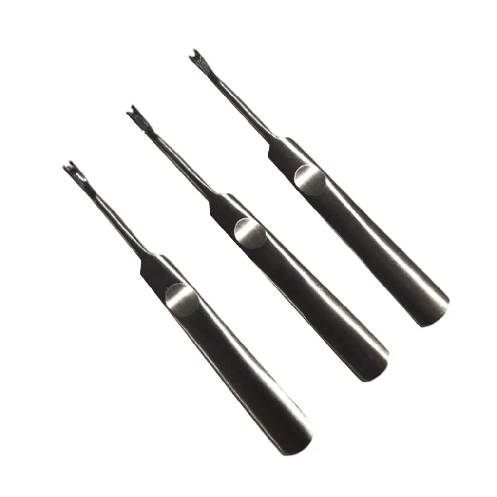3 pièces/ensemble rainures manuelles en cuir en forme de U V outil de rainurage artisanat du cuir br