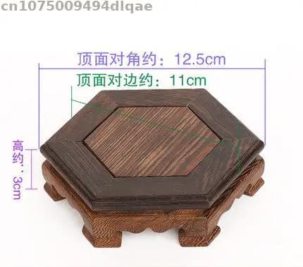 Plateau en bois et socle d'affichage extérieur-étagère décorative pour ensembles de vin/café/thé, pl