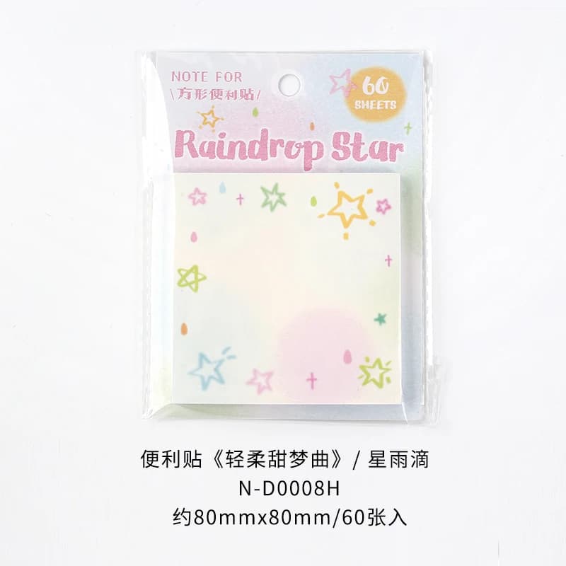 60 pcs/lot Kawaii Ins Message mémo bricolage matériel fait à la main Scrapbook fond papier coréen ja