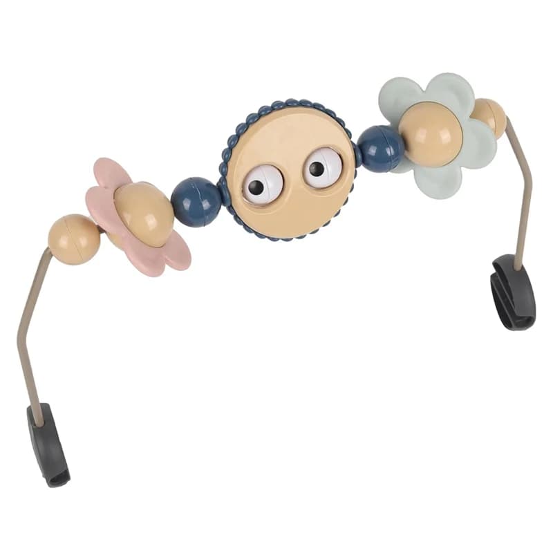 Nouveauté : Accessoire pour transat bébé avec musique, arche de poussette et yeux bouleversés pour s