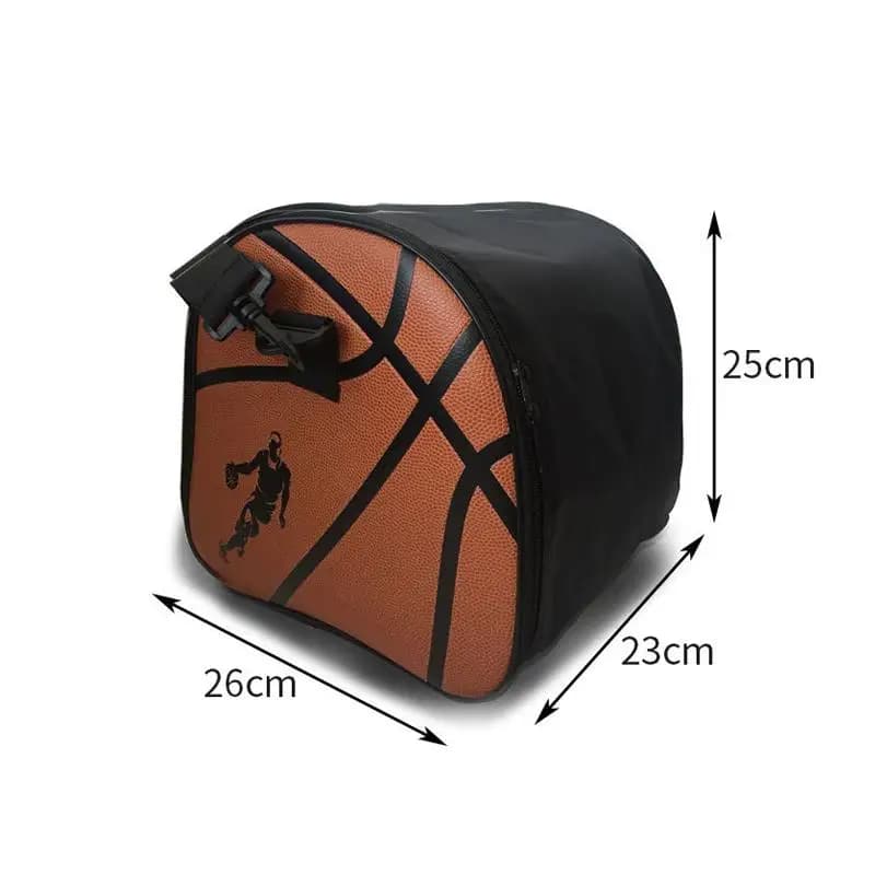 Sac pour passionnés de basketball avec bandoulière réglable, grand format et design fonctionnel