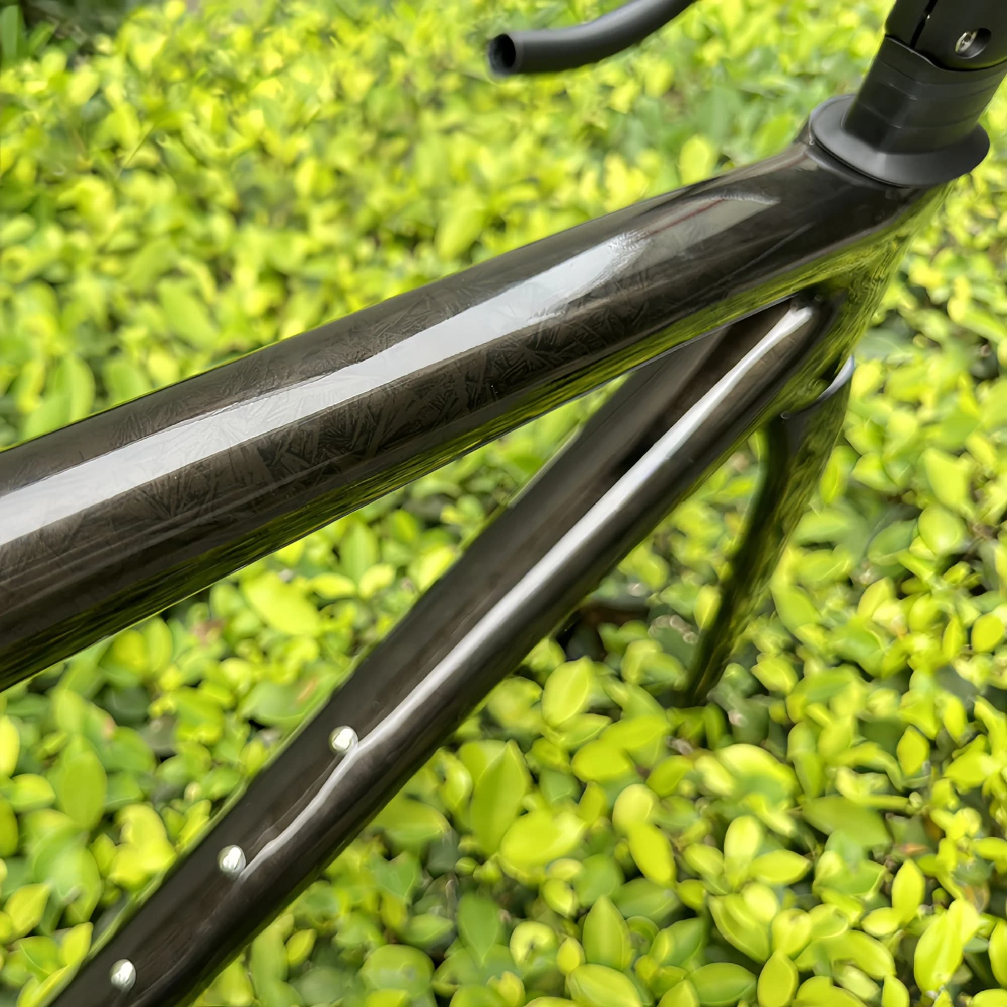 Cadre de vélo de gravier en carbone de 56 cm avec guidon, tige de selle, fourche, accessoires, livra