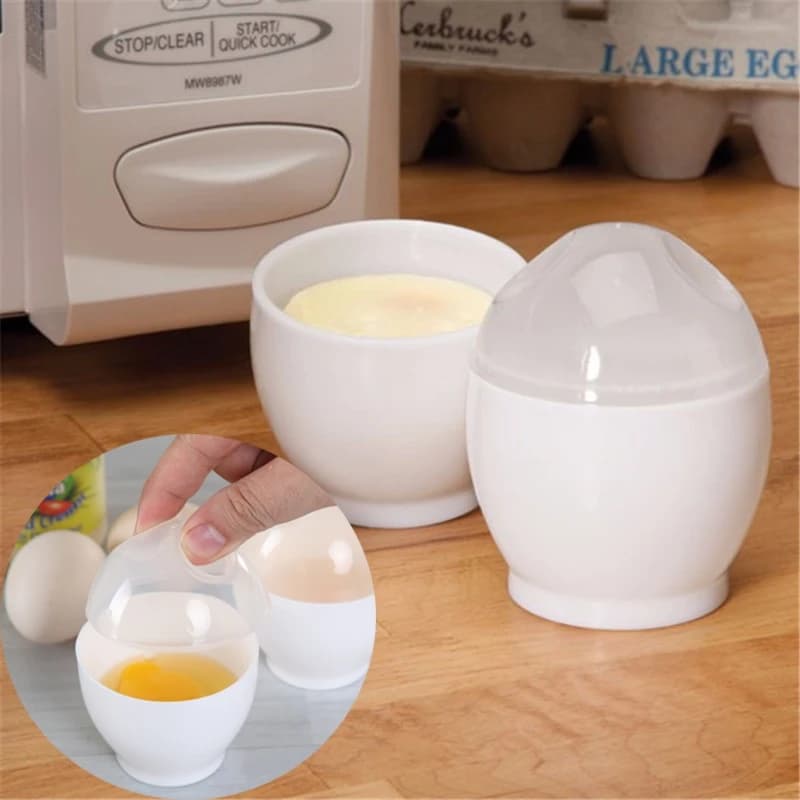 CrucM-Cuiseur à œufs pour micro-ondes, outil de cuisson à la vapeur, accessoires de cuisine