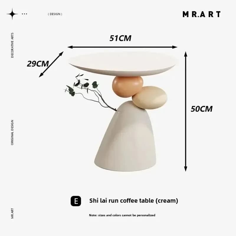 Concepteur chaud nouveau modèle salon sol ornement crème Style canapé Table d'appoint Table basse ha