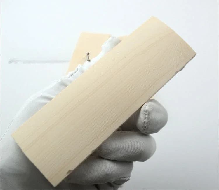 Matériau de remplacement pour manche de couteau en résine synthétique imitation ivoire, pour bricola