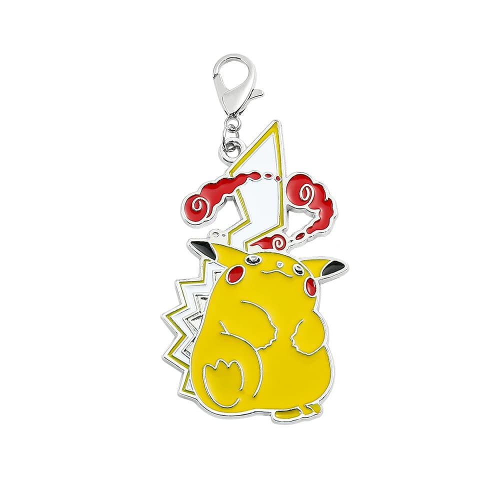 Porte-clés Pokemon, personnage mignon, Pikachus, écureuil, Charmander, pendentif, sac à dos de voitu