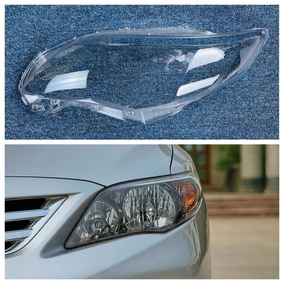 Pour Toyota Corolla 2011 2012 2013 accessoires voitures couvercle de lampe bouchons phares voiture e