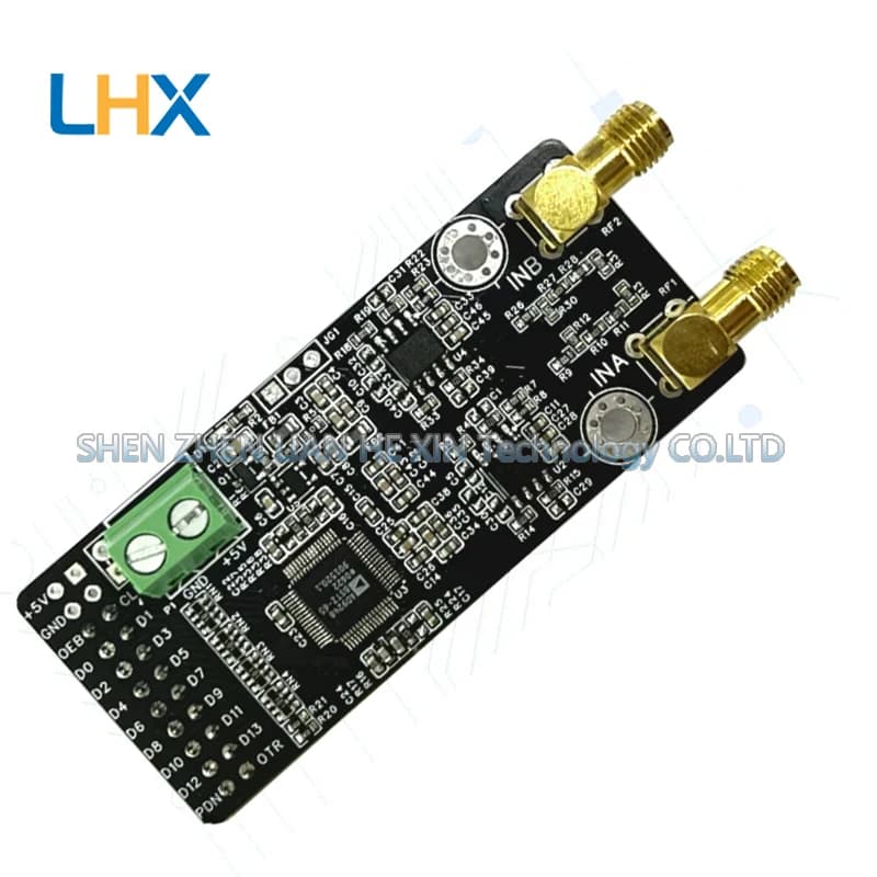 Module ADC haute vitesse AD9248 double canal 14 bits 65M, interface de terminal d'alimentation pour