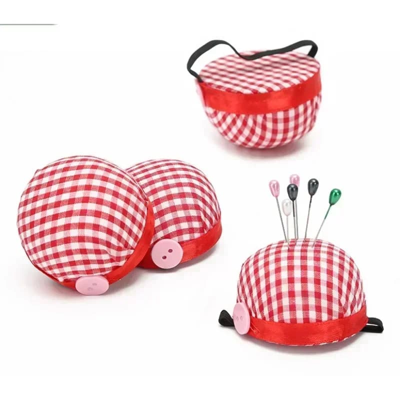 Coussin à épingles en forme de illac avec ceinture de poignet élastique, outil de bricolage pour poi