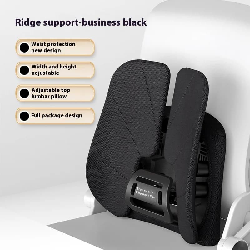 Support de dos de voiture Portable, coussin de soutien lombaire pour siège de voiture, Support de ta