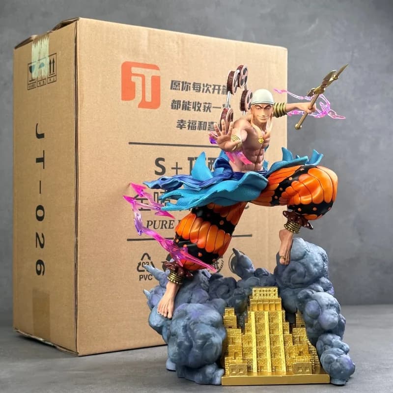 Statue statique en PVC, une pièce, dieu tonnerre GK, 39cm, figurine de dessin animé, modèle d'exposi