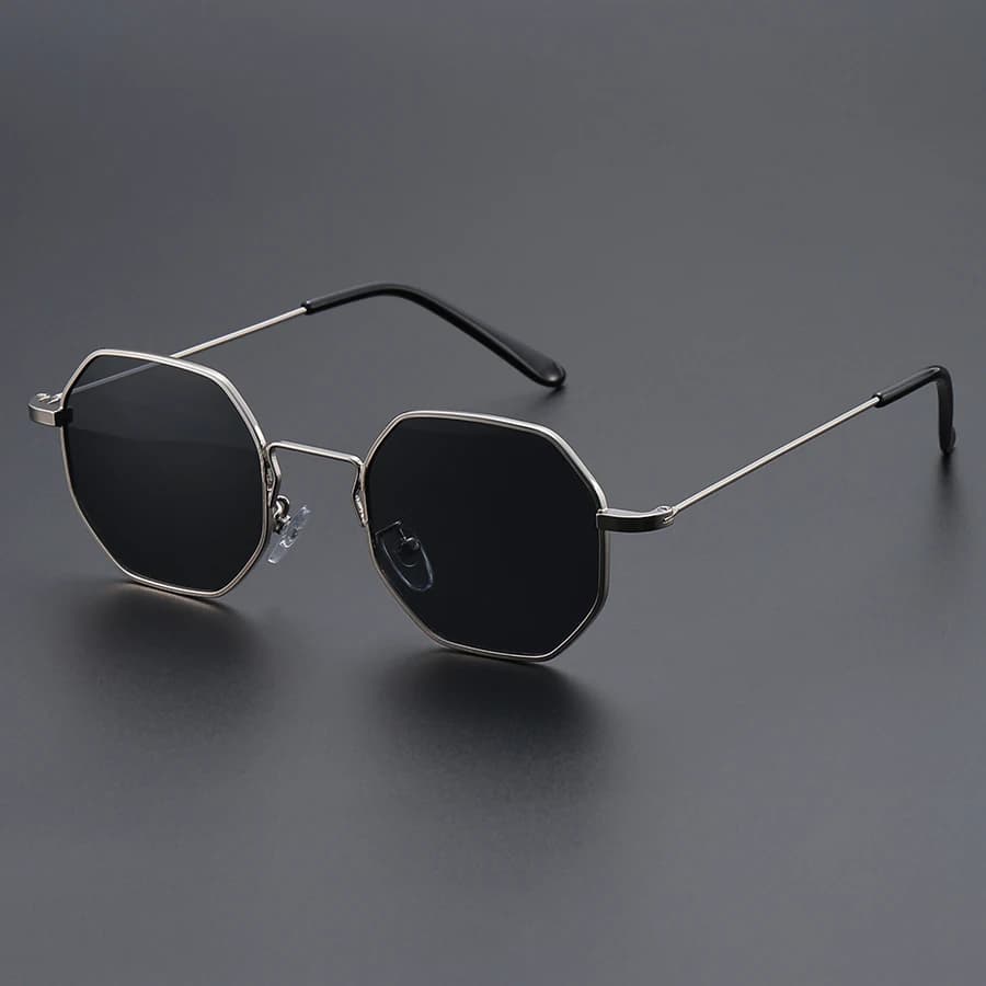 Lunettes de mode à monture géométrique classique pour hommes, adaptées aux cadeaux de vacances à des