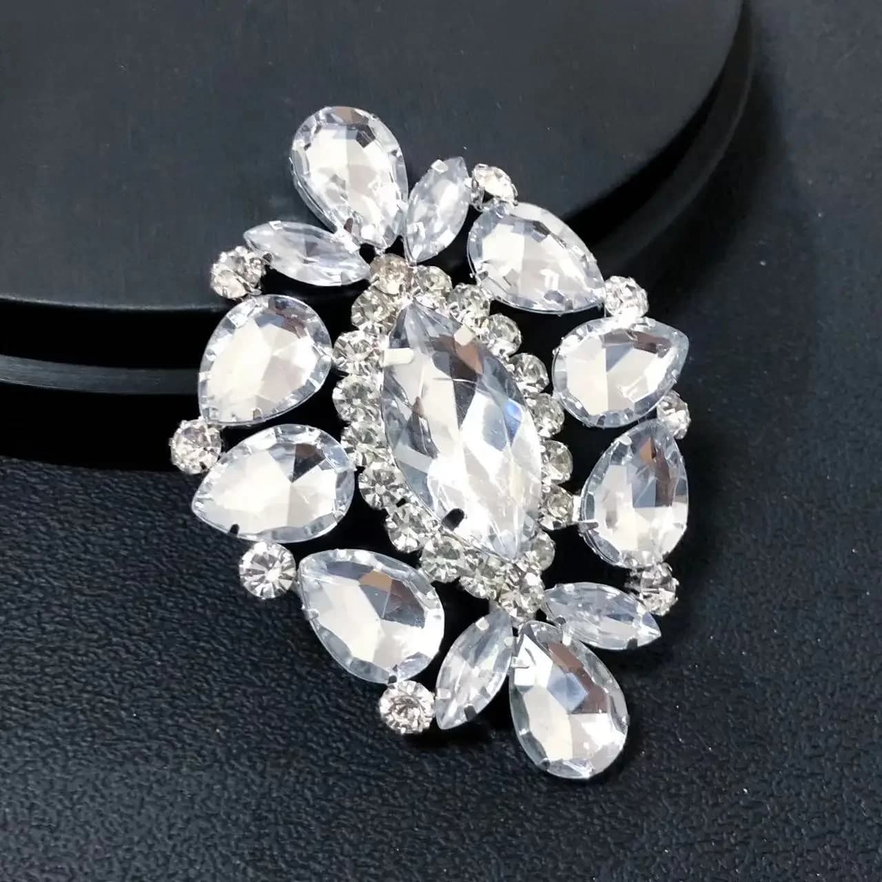 Bague ovale exagérée, grande bague en diamant en forme de goutte d'eau, accessoire de bijoux élégant de la Chine continentale, Style personnel Unique