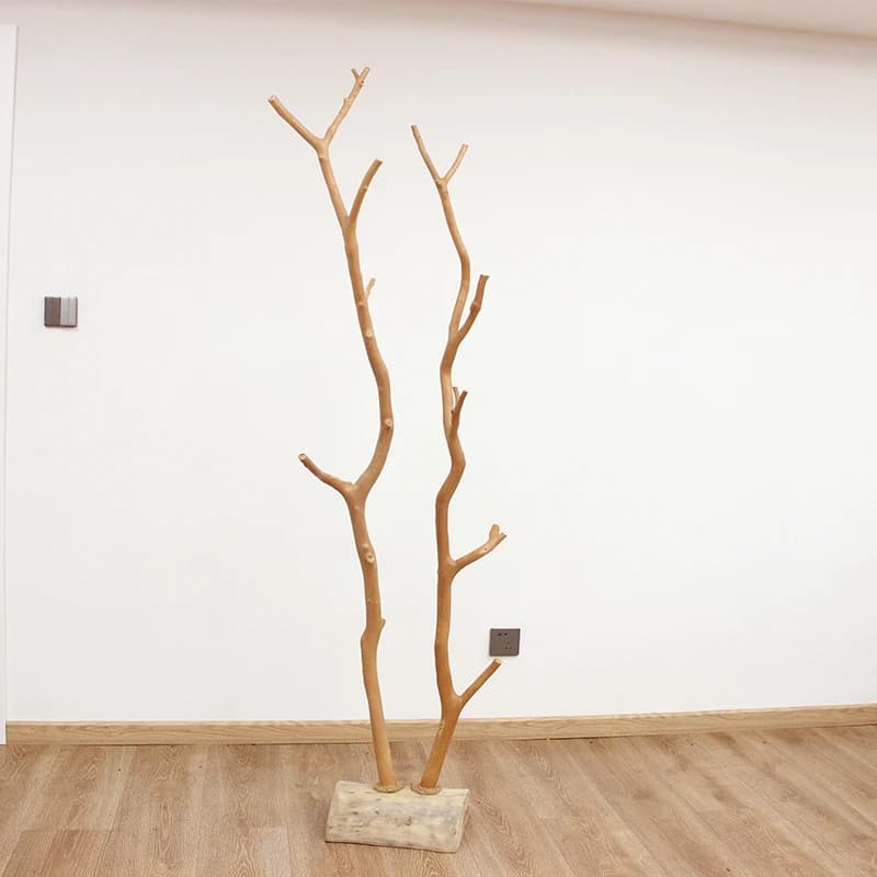 Cintres à branches sèches naturelles, ornements décoratifs de style nordique, articles pratiques pour suspendre des vêtements pour les salons et les chambres à coucher