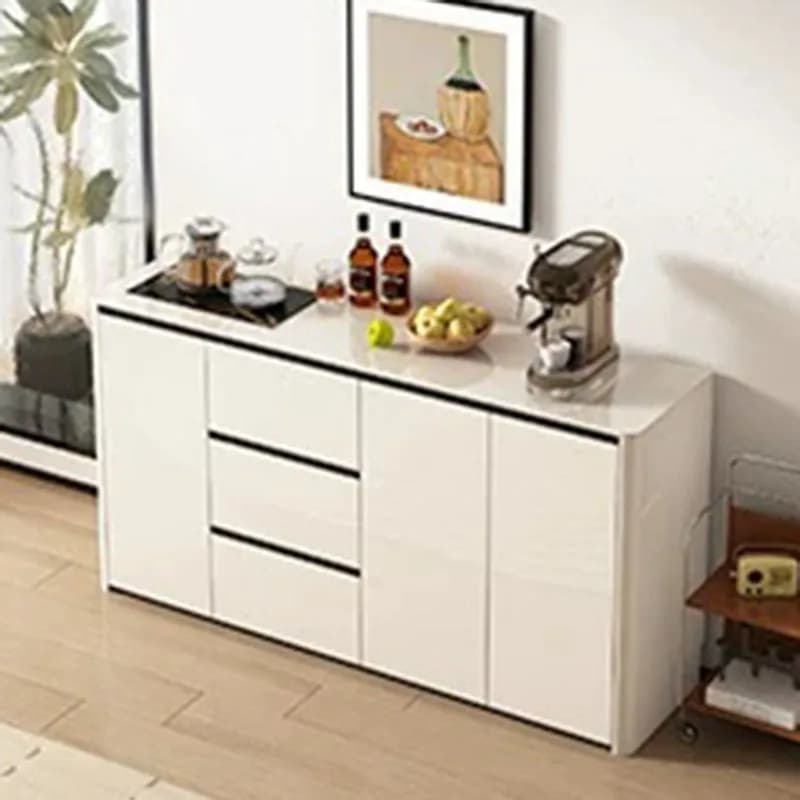 Meubles de salon de luxe en bois : Meuble de rangement et de présentation avec tiroirs, style nordique, pour café et décoration, mobilier tendance
