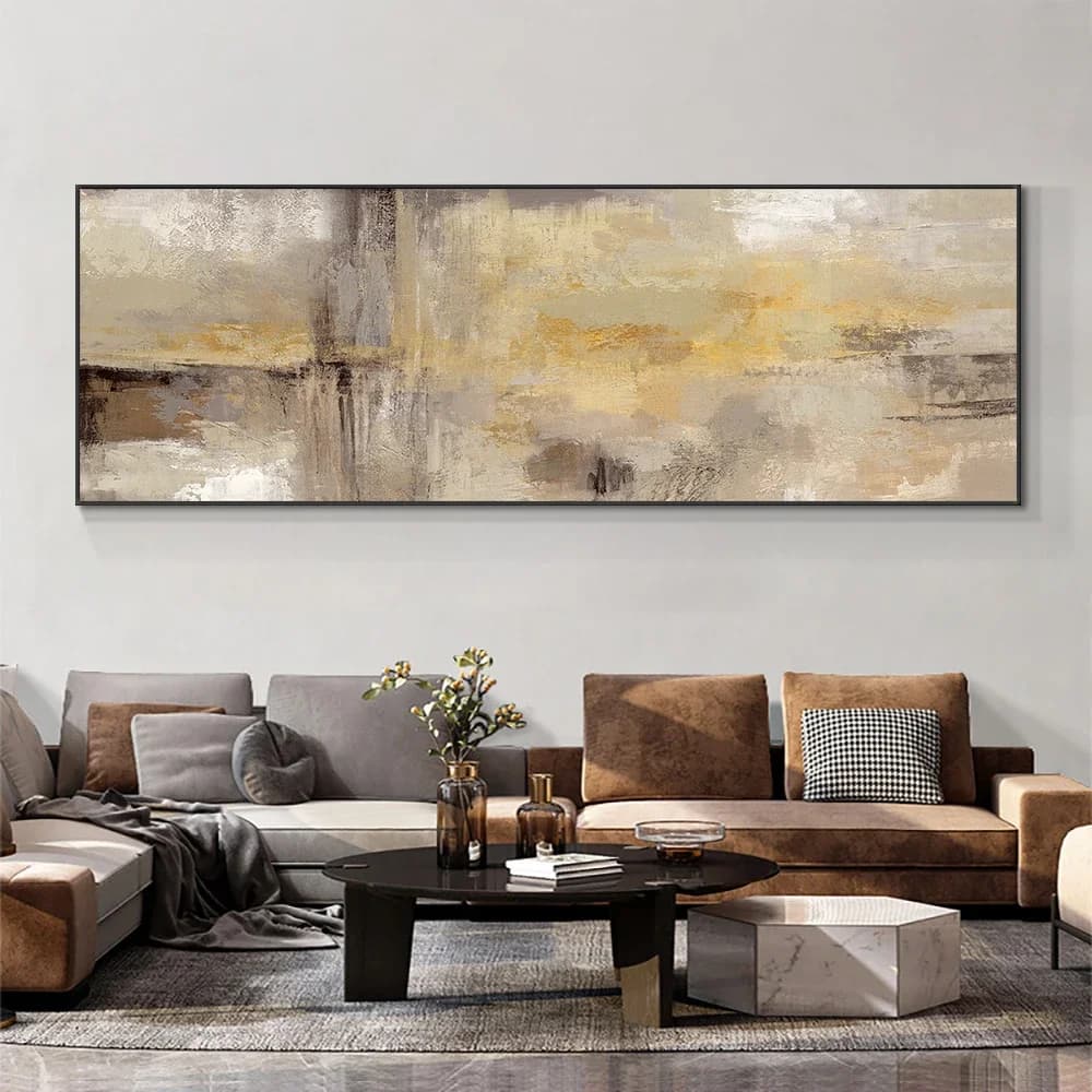 Art mural esthétique abstrait moderne, paysage minimaliste, toile HD, peinture à l'huile, affiches et imprimés, décor de maison, chambre à coucher, salon