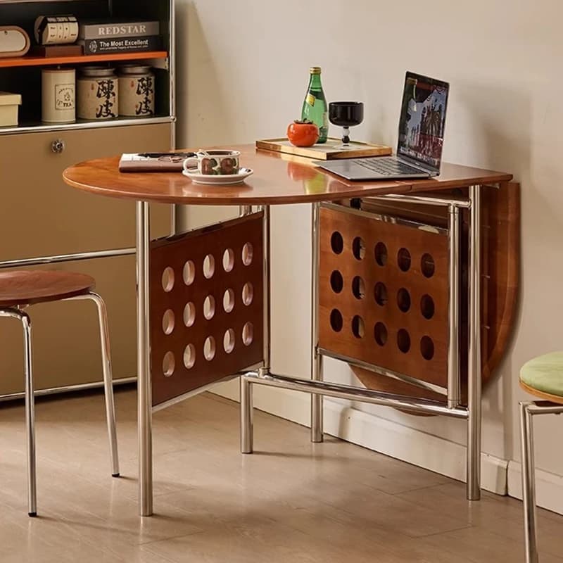 Tables à manger de luxe du milieu du siècle, longues et pliantes, Design moderne, Table française Glamour, meubles de maison