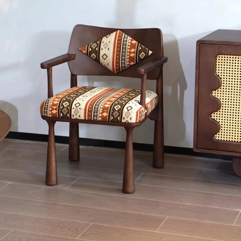 Chaises de salle à manger Vintage américaines, rembourrées, confortables, à bras ergonomique, esthétique du milieu du siècle, meubles de maison de Luxe