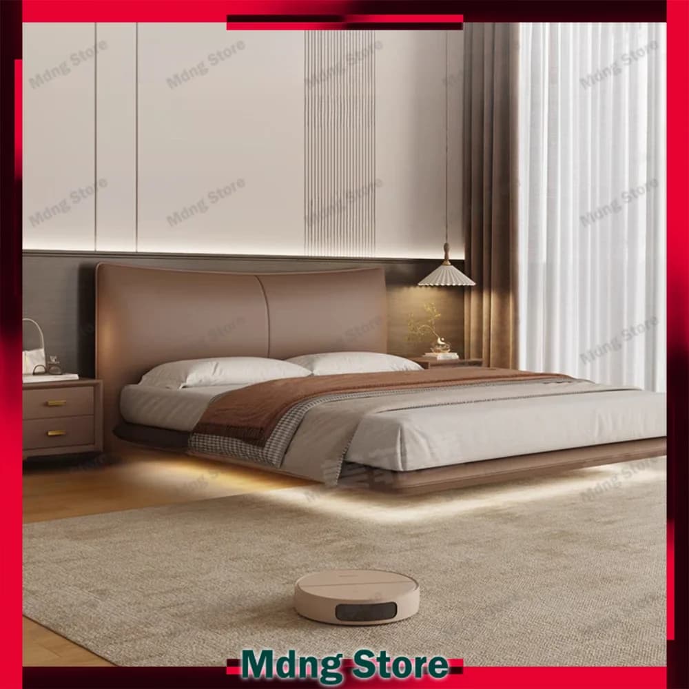 Lit de rangement pour adolescents, chambre à coucher, esthétique, moderne, Queen Size, salon, rembourrage, tables de nuit, décoration de la maison
