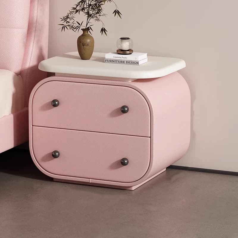 Kawaii – Tables De chevet modernes, gain De place, tendance, esthétique, Style Glam crème, meubles De chambre à coucher