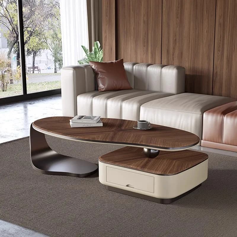 Tables basses italiennes esthétiques avec rangement