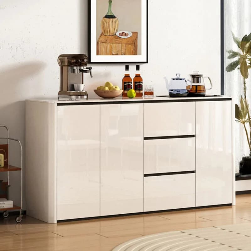 Meubles de salon de luxe en bois : Meuble de rangement et de présentation avec tiroirs, style nordique, pour café et décoration, mobilier tendance