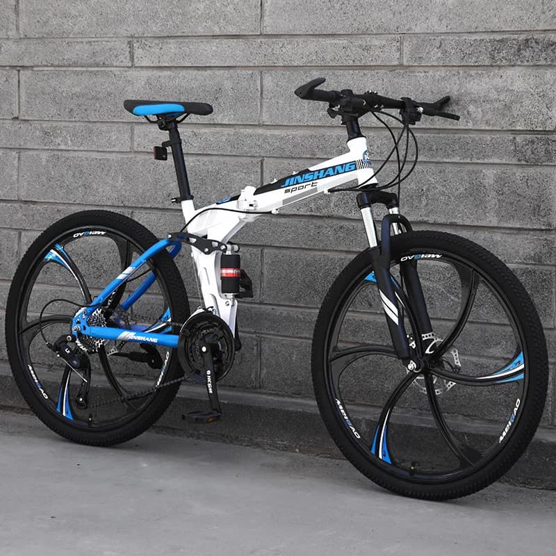 Cadre en acier au carbone 26 pouces 26 ''cadre pliable VTT 24 26 27.5 29 pouces 21 vitesses Cross Country