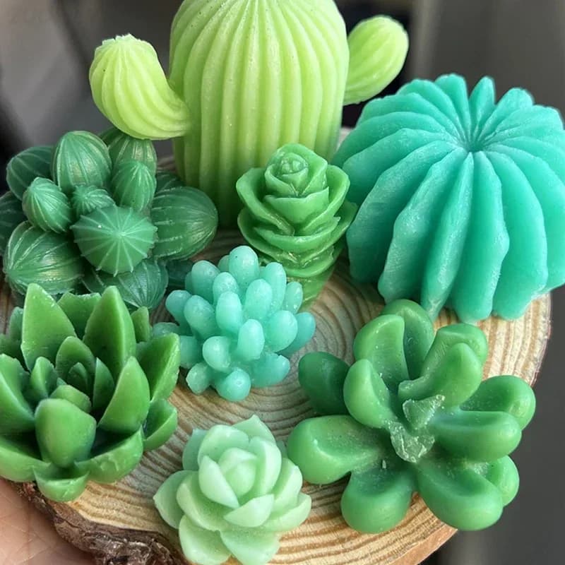 Plante succulente DIY Simulation Cantum Silicone Moule